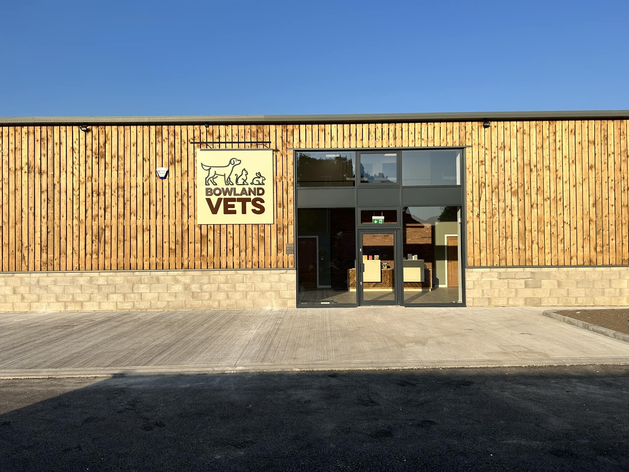Bowland Vets frontage at Mitton Road Business Park